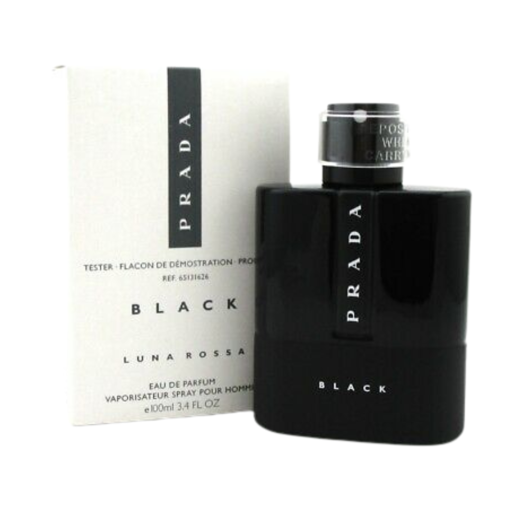 Prada Luna Rossa Black Tester 3.4 oz. / 100ml Eau de Parfum - Arvella Fragrance
