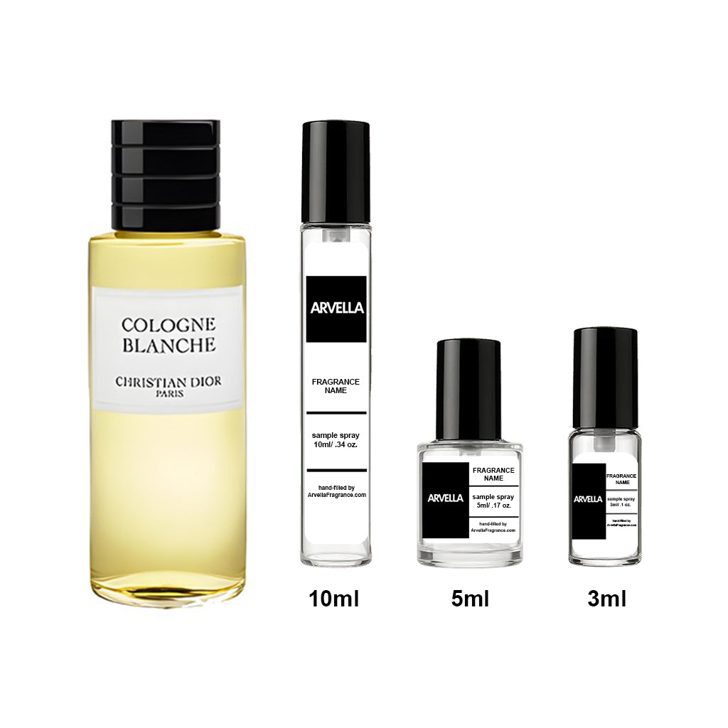 Dior Cologne Blanche Sample 3ml Spray - Arvella Fragrance