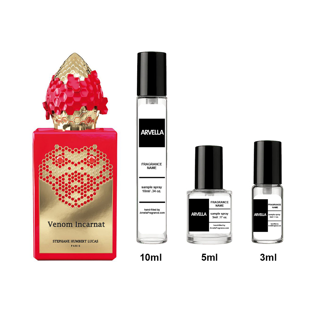 Stephane Humbert Lucas Venom Incarnat Sample 10ml Spray - Arvella Fragrance