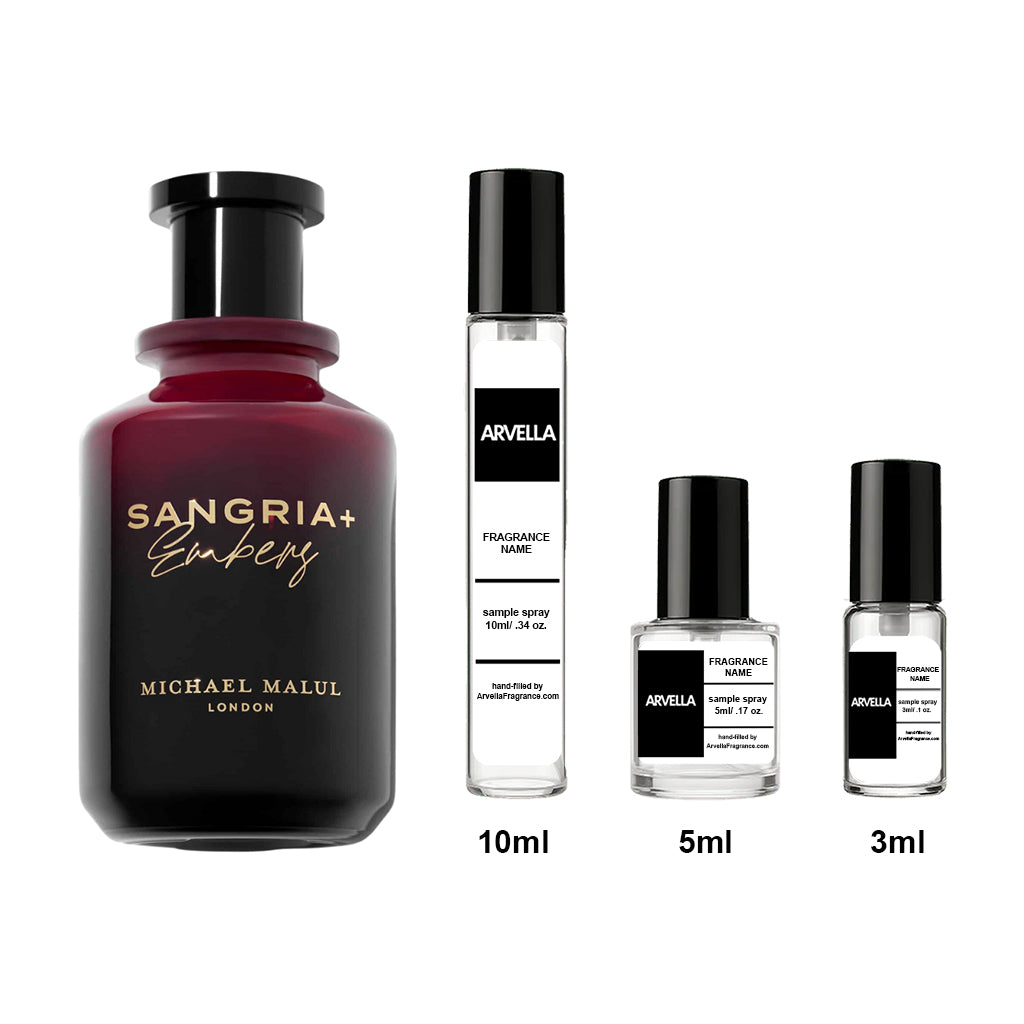 Michael Malul Sangria + Embers Sample 10ml Spray - Arvella Fragrance