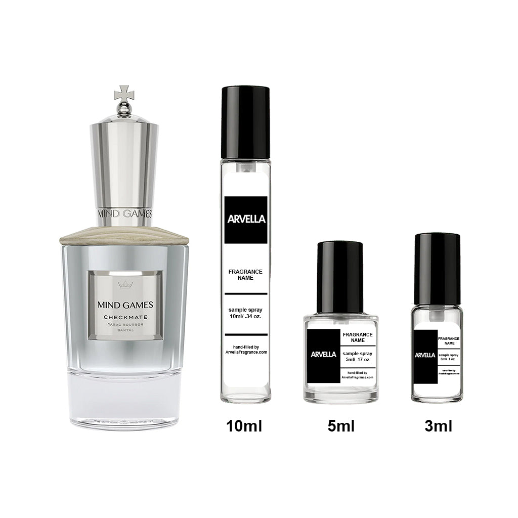 Mind Games Checkmate Sample 10ml Spray - Arvella Fragrance