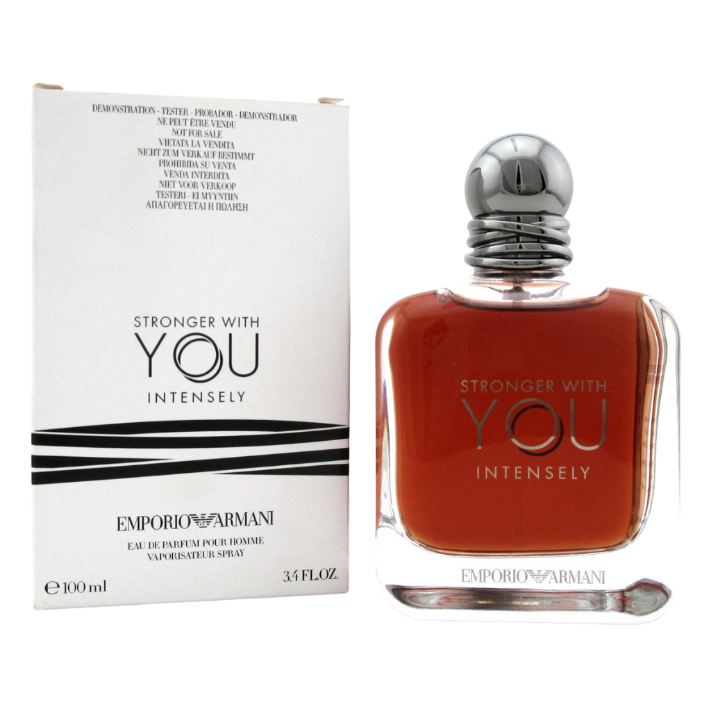 Armani Stronger With You Intensely Tester 3.4 oz. / 100ml Eau de Parfum - Arvella Fragrance