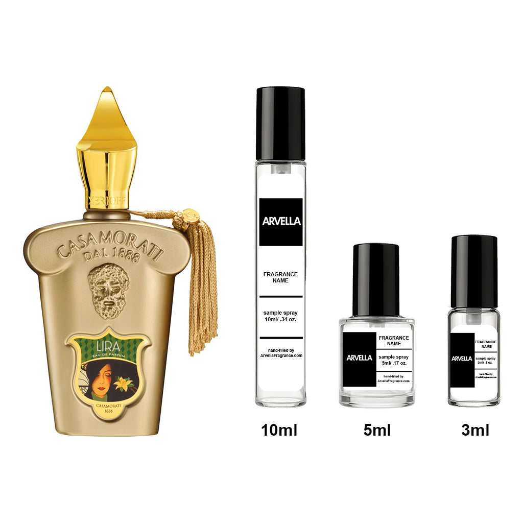 Xerjoff Lira Sample 3ml Spray - Arvella Fragrance