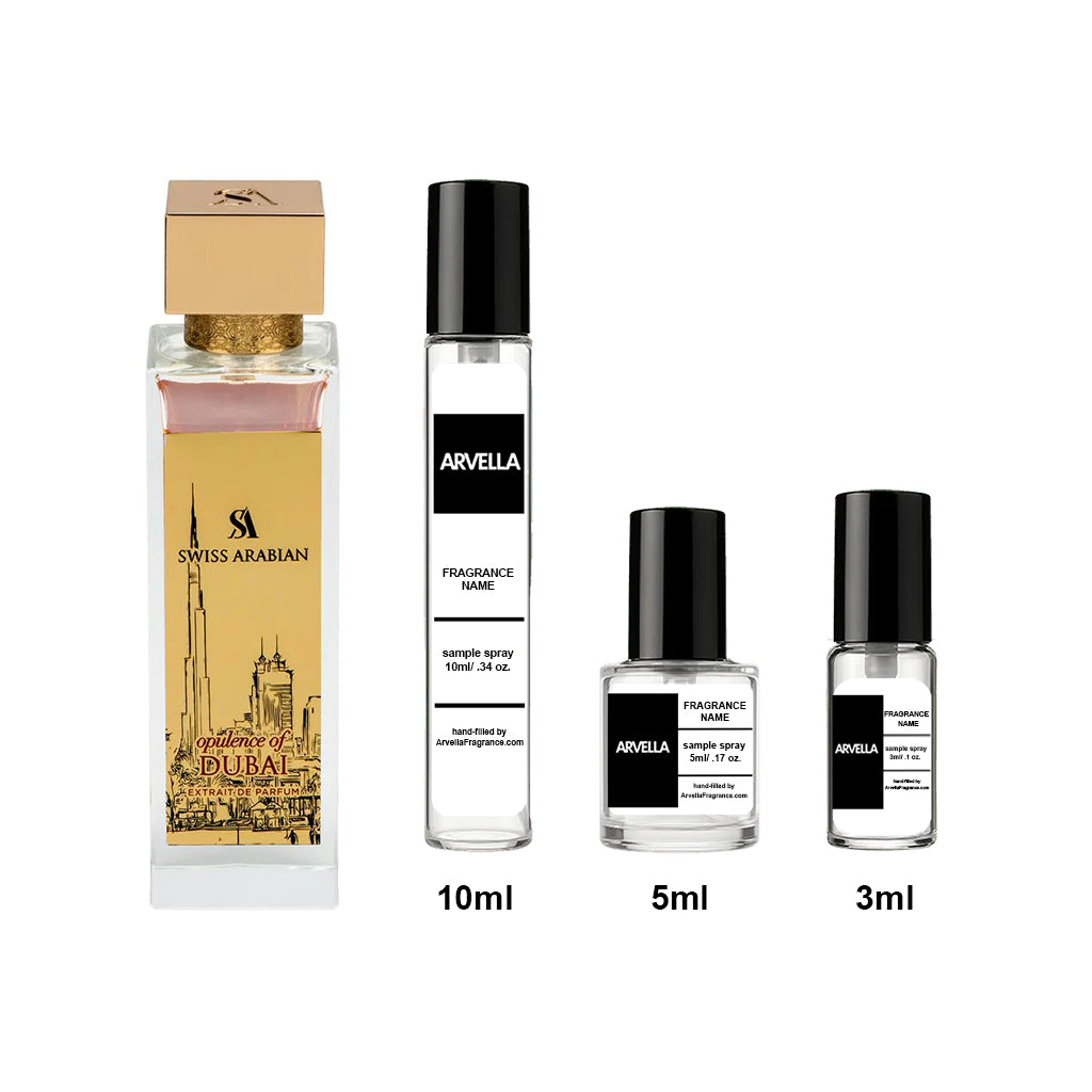 Opulence of Dubai Sample 3ml Spray - Arvella Fragrance