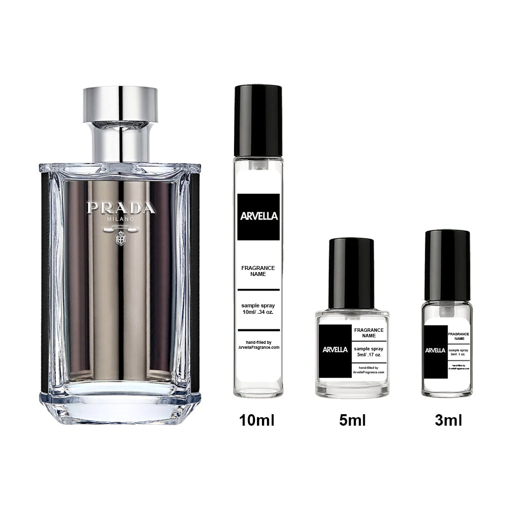 Prada L'Homme Sample 10ml Spray - Arvella Fragrance