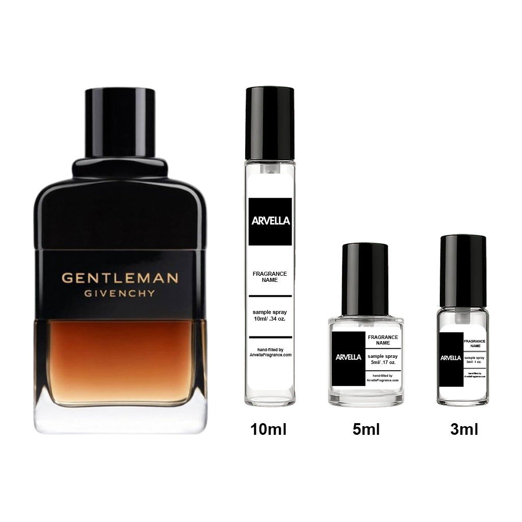 Givenchy Gentleman Reserve Privee Sample 10ml Spray - Arvella Fragrance