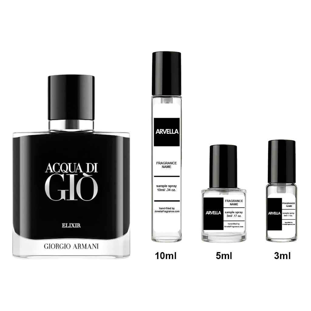 Armani Acqua Di Gio Elixir Sample 3ml Spray - Arvella Fragrance