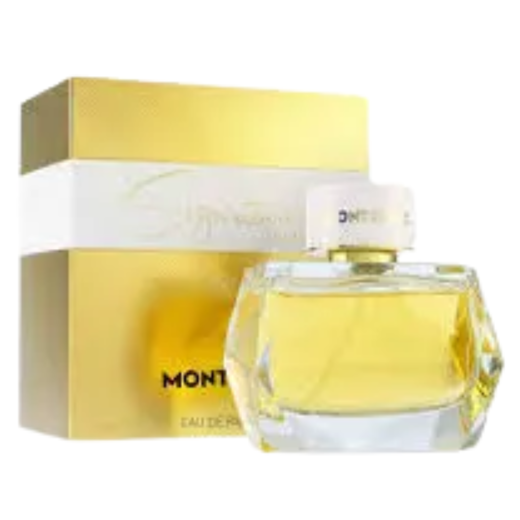 Elegant bottle and packaging of Signature Absolue EDP featuring golden-yellow fragrance and sophisticated design