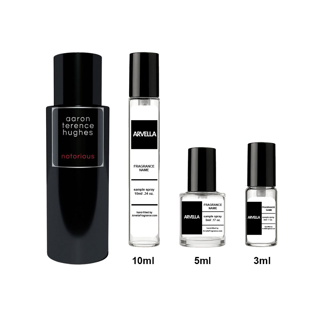 Aaron Terence Hughes Notorious Sample 5ml Spray - Arvella Fragrance