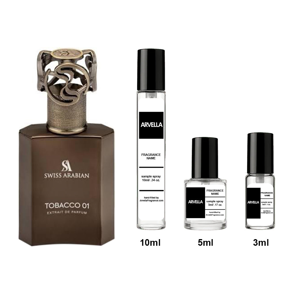 Tobacco 01 Sample 3ml Spray - Arvella Fragrance