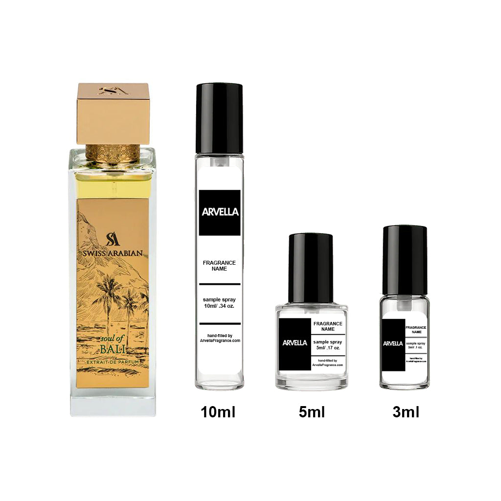 Soul of Bali Sample 3ml Spray - Arvella Fragrance